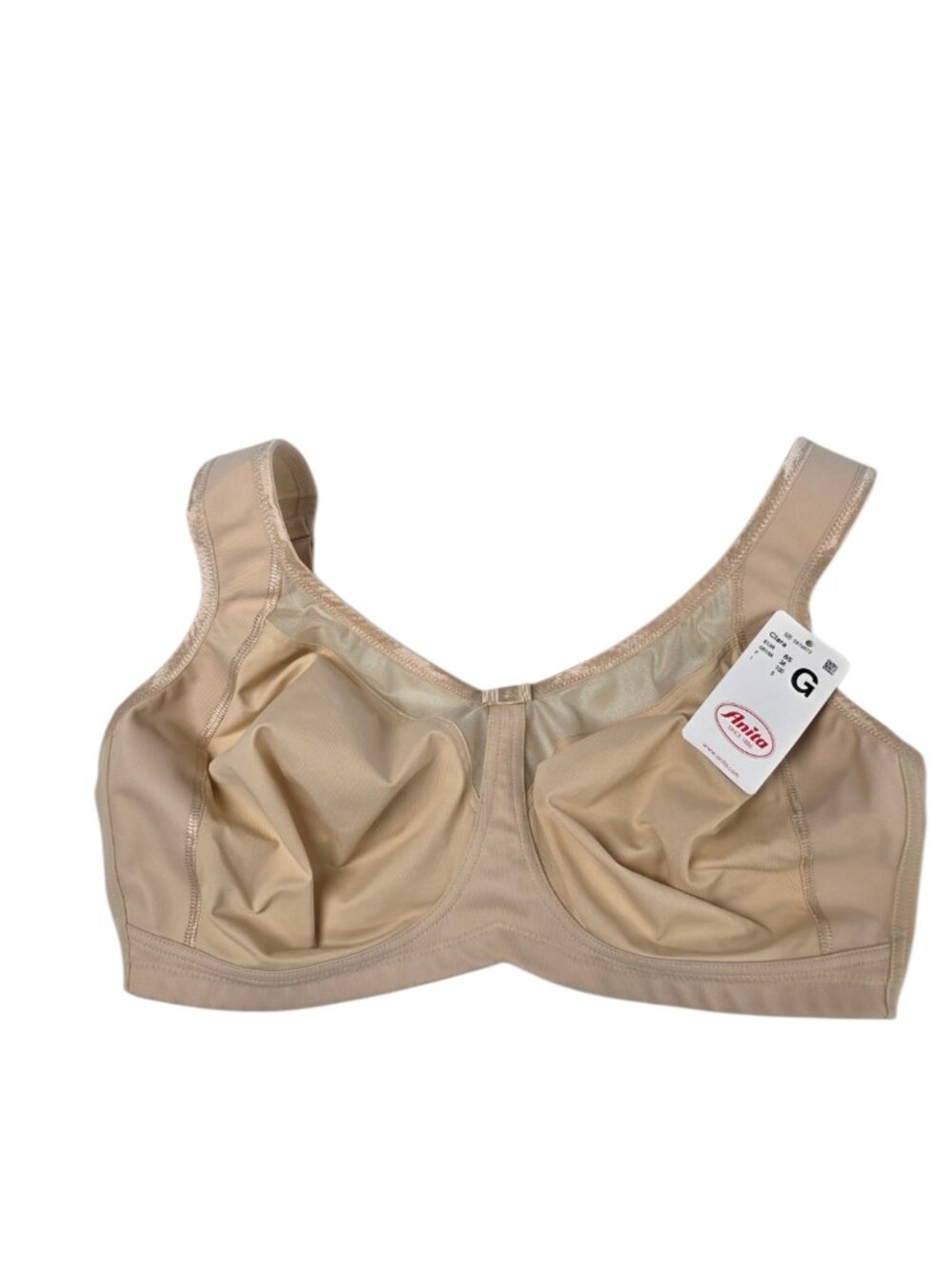 Anita Clara Comfort Bra, Full Cup, Sand, Supportive, Wireless, Size 38G